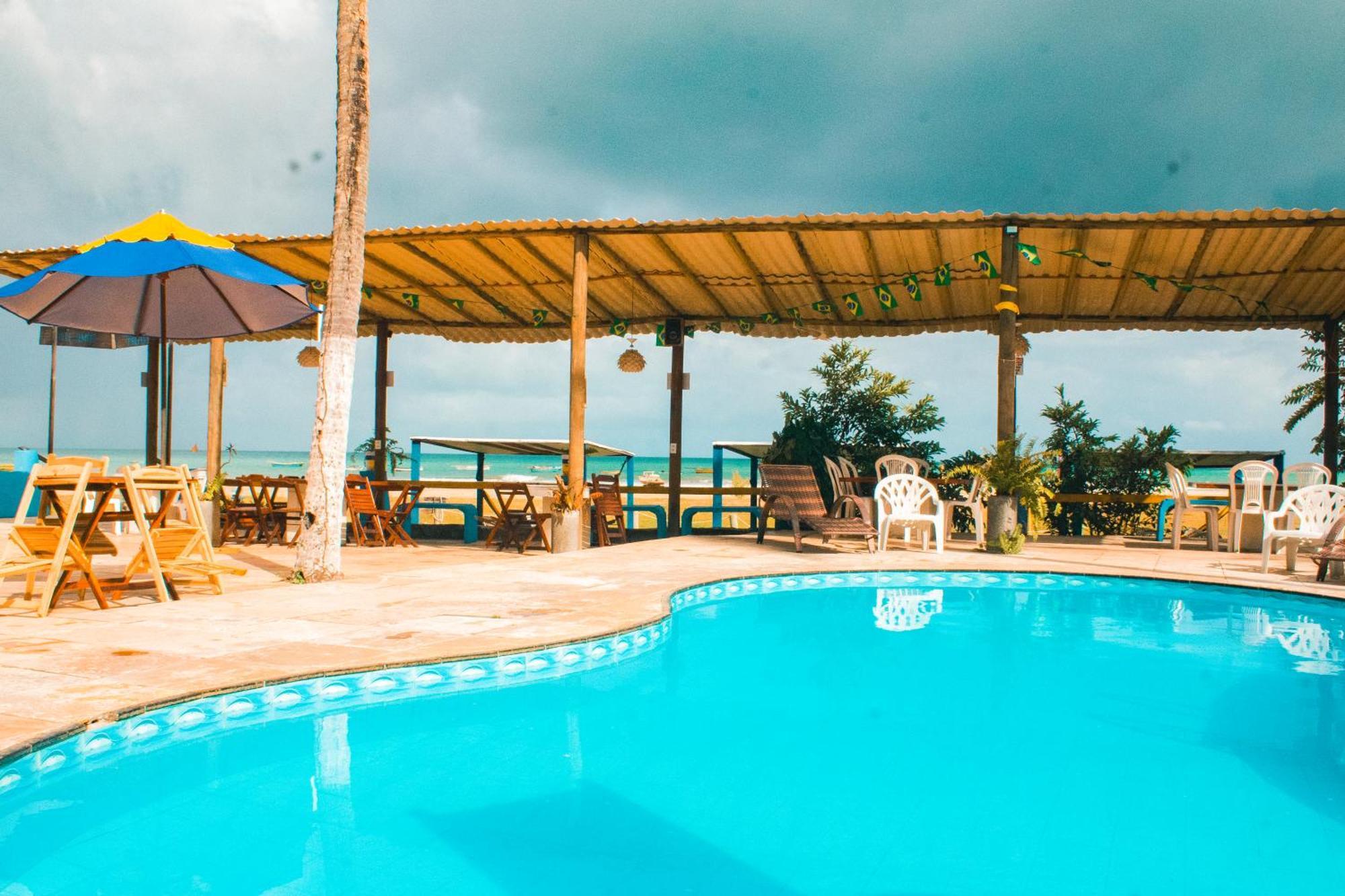 Pousada E Restaurante Sombra Dos Coqueiros Otel Trairi Dış mekan fotoğraf